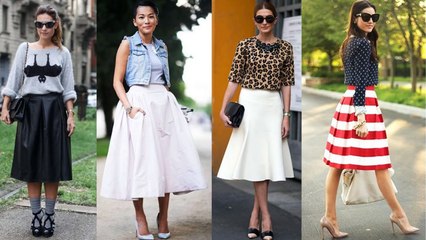 Tipos de sapato para tipos de saia-Blog da Lê