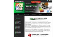 Construction Template Store Share. Description
