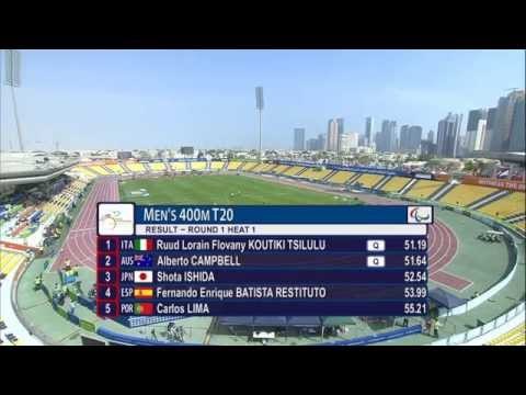 Men's 400m T20 | heat 1 | 2015 IPC Athletics World Championships Doha