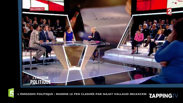 Marine Le Pen : Najat Vallaud-Belkacem l’accuse de mentir dans l’Émission Politique