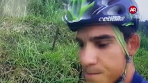 Le cycliste Andrey Amador arrêté par la police en plein entraînement