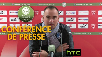 Conférence de presse Nîmes Olympique - Chamois Niortais (3-0) : Bernard BLAQUART (NIMES) - Denis RENAUD (CNFC) - 2016/2017