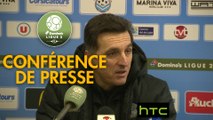 Conférence de presse Tours FC - Amiens SC (0-3) : Fabien MERCADAL (TOURS) - Christophe PELISSIER (ASC) - 2016/2017
