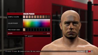 WWE2K15 My Career Making of Johnny (PS4 Next Gen)