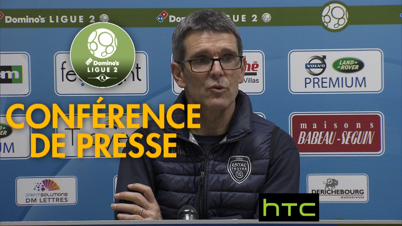 Conférence de presse ESTAC Troyes - RC Strasbourg Alsace (4-0) - 2016/2017
