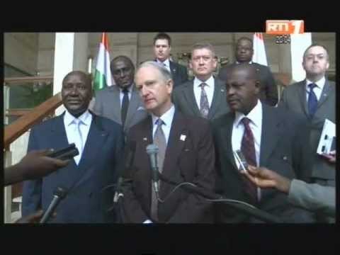 Audience du Président Ouattara accordée au Ministre Britannique des affaires africaines