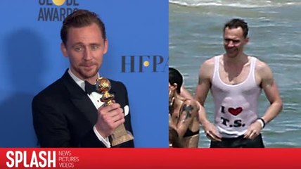Tom Hiddleston Finally Explains That 'I Heart T.S.' Tank Top
