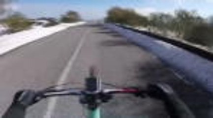 Fontana wheelies down Mount Etna