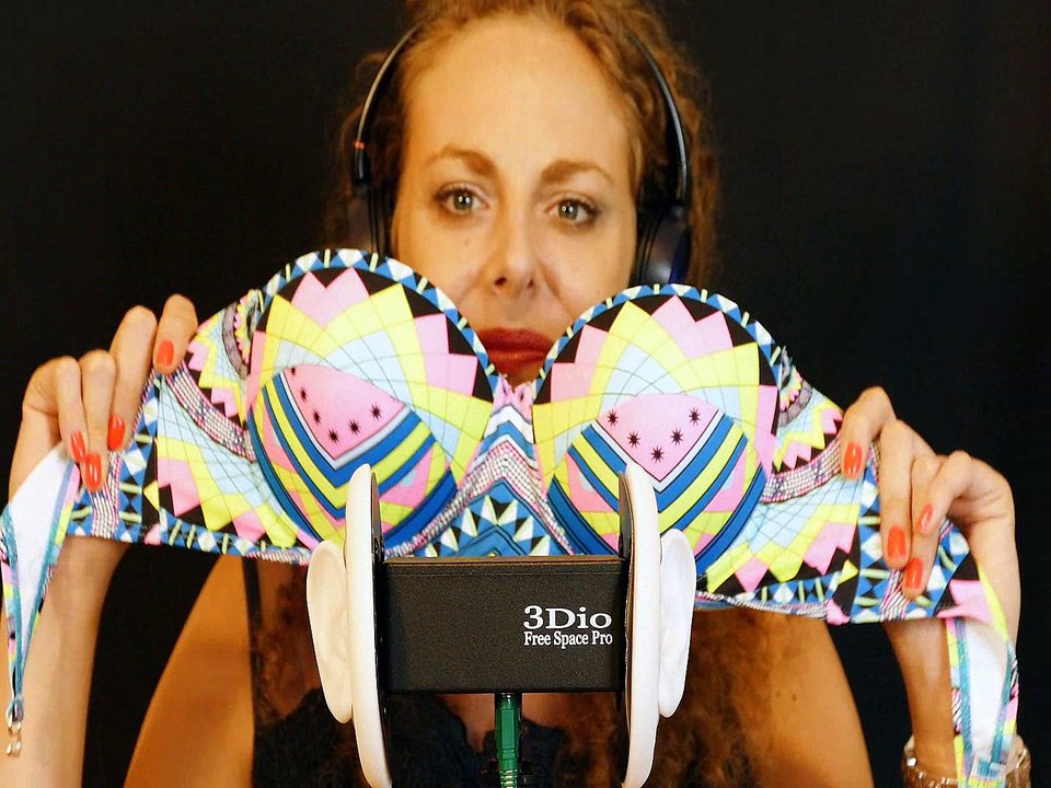 ASMR Ear Massage Fashion Haul & Try On - Dresses, Swimsuit, Yoga Pants by Shein