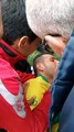 إنقاذ أحد لاعبي أولمبيك الكاف بعد ان كاد أن يبتلع لسانه