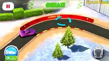Cars Lightning McQueen NEON Holley vs SANDY DUNES | Yokoza Track | Fast as Lightning NEON RACING!