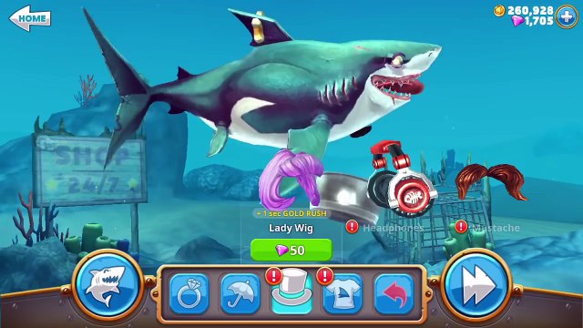 Hungry Shark World (by Ubisoft) - HD - GREAT WHITE MEGALODON Gameplay - YouTube