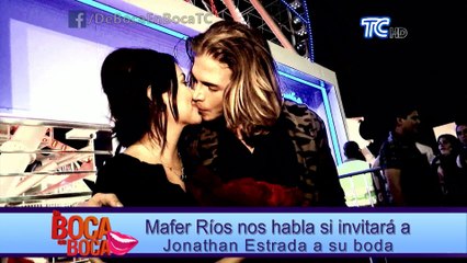 Mafer Ríos se destapa ¿Invitará a Jonathan Estrada a su boda?