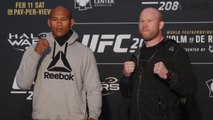 UFC 208 fighters take Barclays Center stage for pre-fight face-off