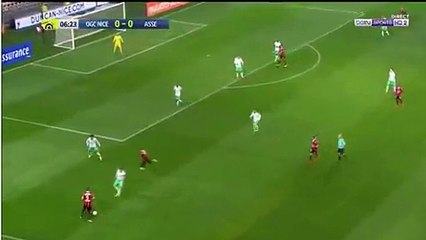 Wylan-cyprien Goal nice1-0 st-etienne 08.02.2017 Ligue 1