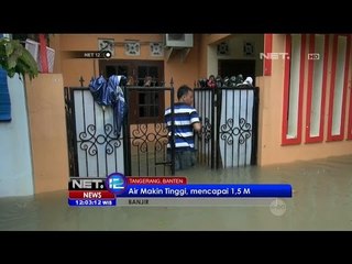 Banjir di Periuk, Tangerang, Mencapai 1,5 Meter - NET12