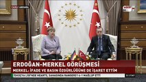 Cumhurbaşkanı Erdoğan ve Angela Merkel soruları cevapladı