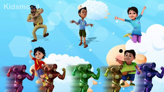 Shiva ANTV Transform The Flash Finger Family Songs Learning Colors Nursery Rhymes 3D for Children