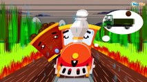 Learn Flowers with The Train | Educational cartoon for children & toddlers