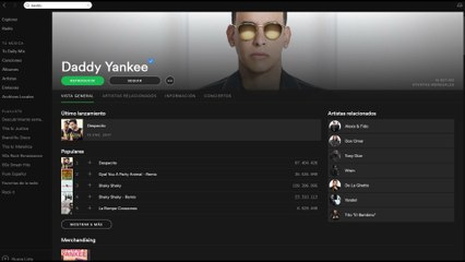 Daddy Yankee celebra ser el artista latino más escuchado de Spotify