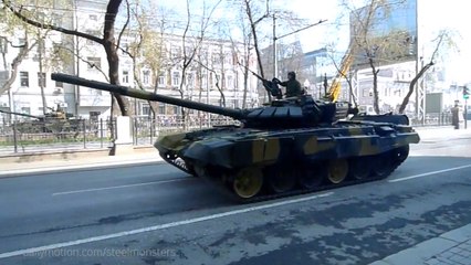 T-72 Main Battle Tank, 2S3 Akatsiya 152mm, MT-LB, Grad BM-21
