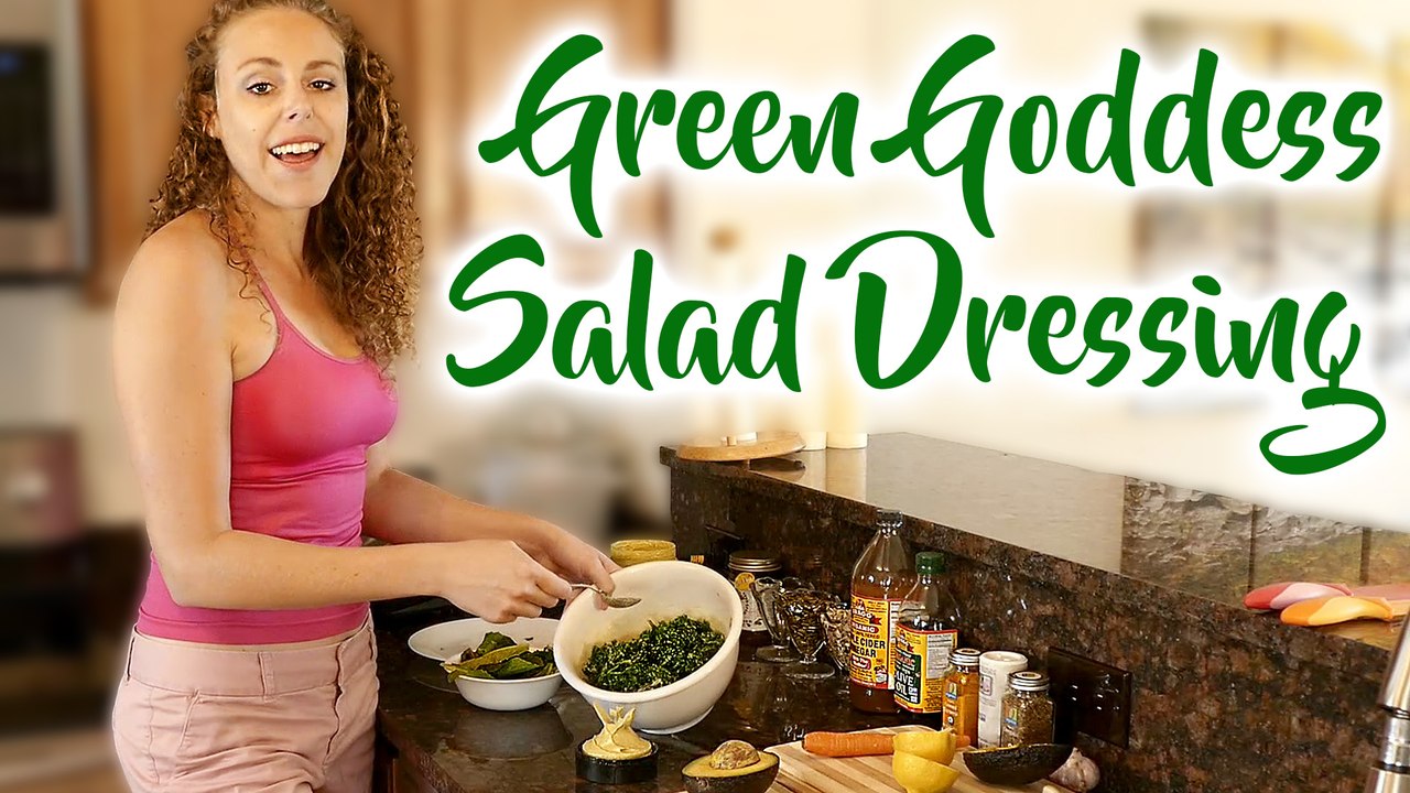 Simple & Healthy Salad Dressing Recipe, Creamy Vegan Dressing for a Flat Belly! Protein, Liver