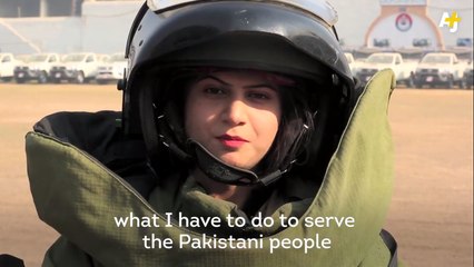 Meet the woman training to be Pakistan's first female bomb squad member