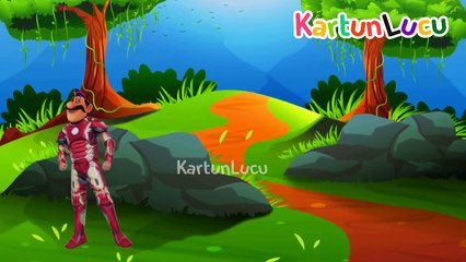 Shiva ANTV Transform into Spiderman Super Hero Lagu Anak Finger Family