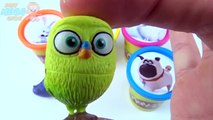 Cups Play Doh Clay Secret Life of Pets Toys Surprise Learn Colours in English