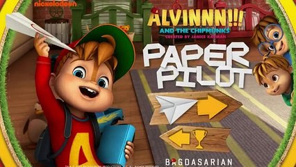 Alvin and The Chipmunks Paper Pilot - Alvin and The Chipmunks Games