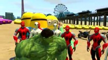 Have Fun Hulk Minions Disney Cars Spiderman EPIC PARTY Nursery Rhymes Song Kids Play Doh Thomas