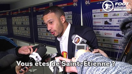 Memphis Depay chambre une journaliste !