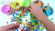 Ice Cream Cups Skittles Candy Learn Colors Surprise Toys Sailor Moon Angry Birds Minions Inside Out