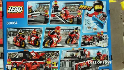 LEGO City Great Vehicles Racing Bike Transporter 50084 Toy Review