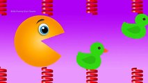 Learn Colors Pacman for Babies Kids - Spring Colors Packman - Fun Learning Colours Videos for Kids