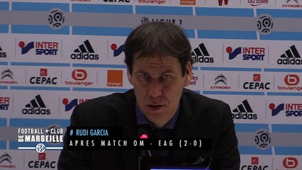 OM - EAG (2-0) : La réaction de Rudi Garcia
