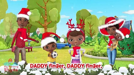 Baby Doc McStuffins Christmas Finger Family Nursery Rhyme and More