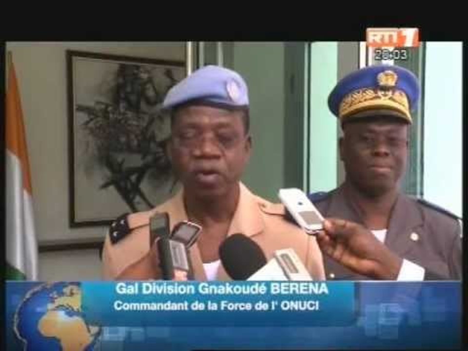 Le 1er Ministre Ahoussou Jeannot a reçu M. Anaky Kobena et le commandant Berena de l'ONUCI