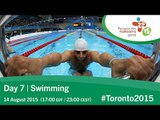 Day 7 | Swimming | Toronto 2015 Parapan American Games