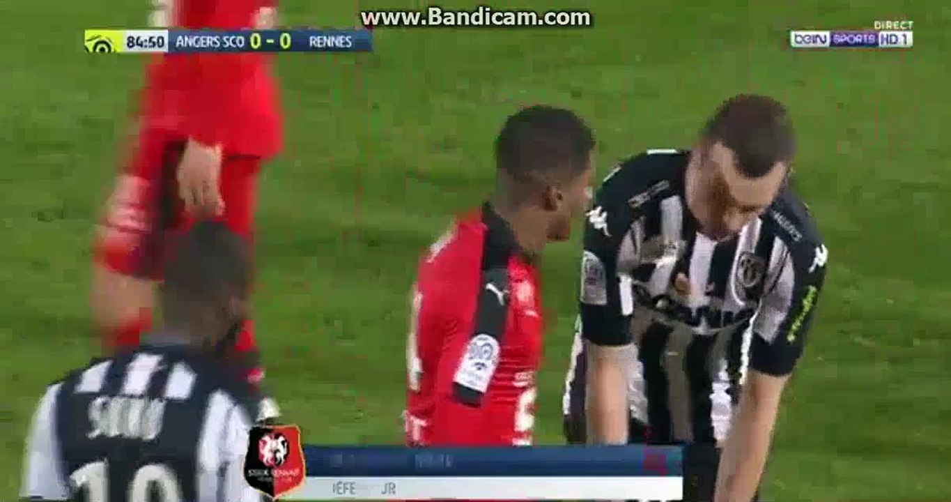 Red card for Stade Rennais 08-02-2017