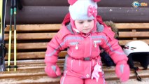 ✔Беби Борн с Ярославой катаются на лыжах в Буковеле. Последний день Путешествия / Doll Baby Born ✔