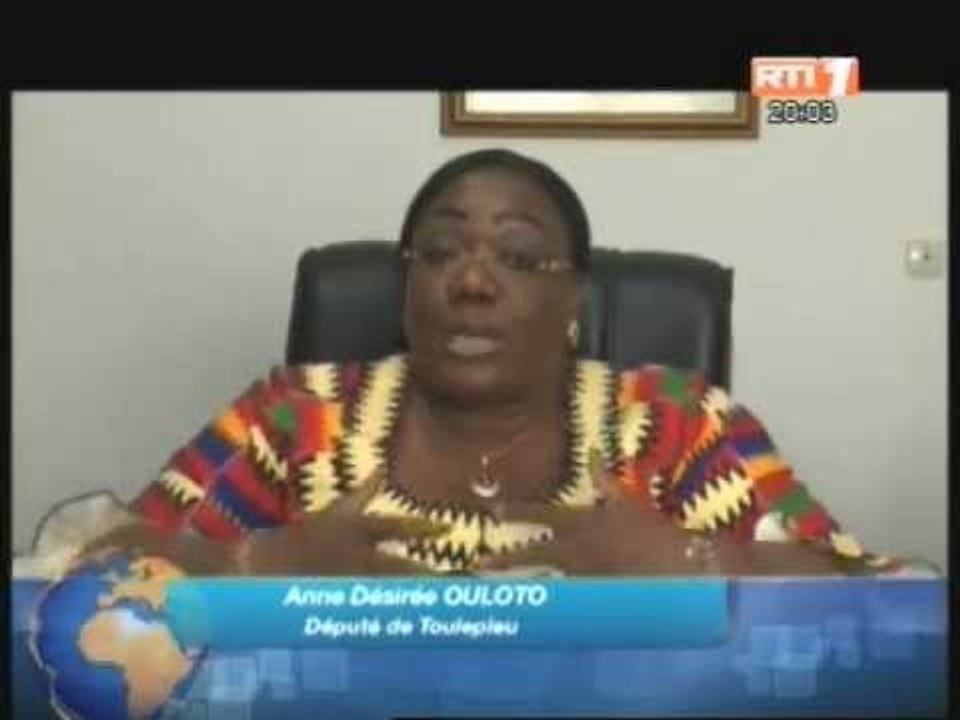 La porte parole des fils et filles de l'Ouest Anne Ouloto a rencontré la presse