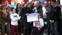 Digne-les-Bains : Un chèque de 6000€ pour le fauteuil d'Anaëlle