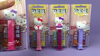 Hello Kitty PEZ Candy Dispensers - unboxing by SR TOYS COLLECTION