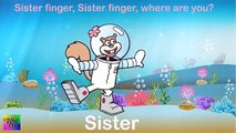 Finger Family SpongeBob SquarePants Cartoon | Nursery Rhymes for Children | Spongebob Song
