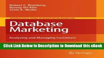 [Read Book] Database Marketing: Analyzing and Managing Customers (International Series in