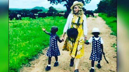 Madonna Shares Photo of New Adopted Twin Daughter