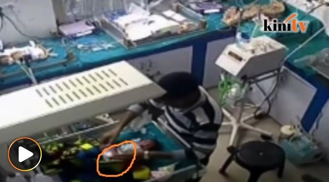 Kaki bayi 3 hari patah ketika lampin ditukar