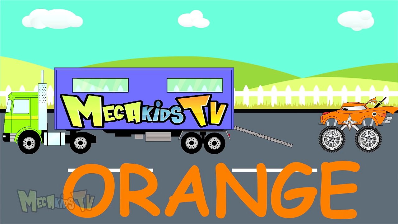 Coloring Ninja Trucks - Video Learning For Kids