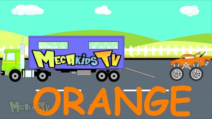 Coloring Ninja Trucks - Video Learning For Kids